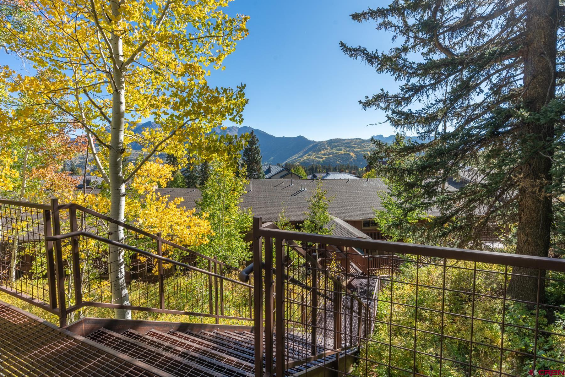 a view of a balcony