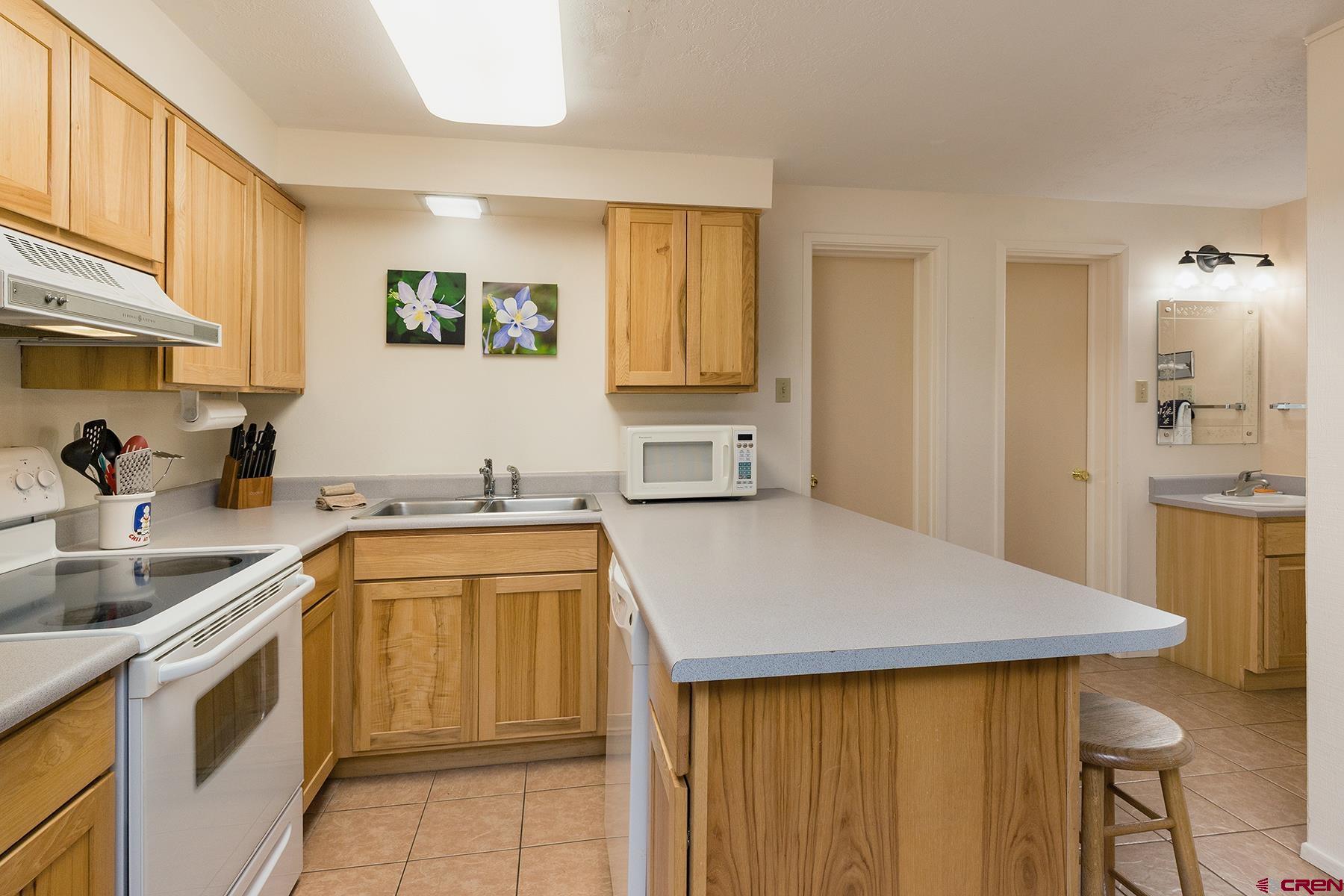 400 Sheol Street, Unit 8 Durango, CO 81301 - Photo 11 of 35 a kitchen that has a sink and a stove in it