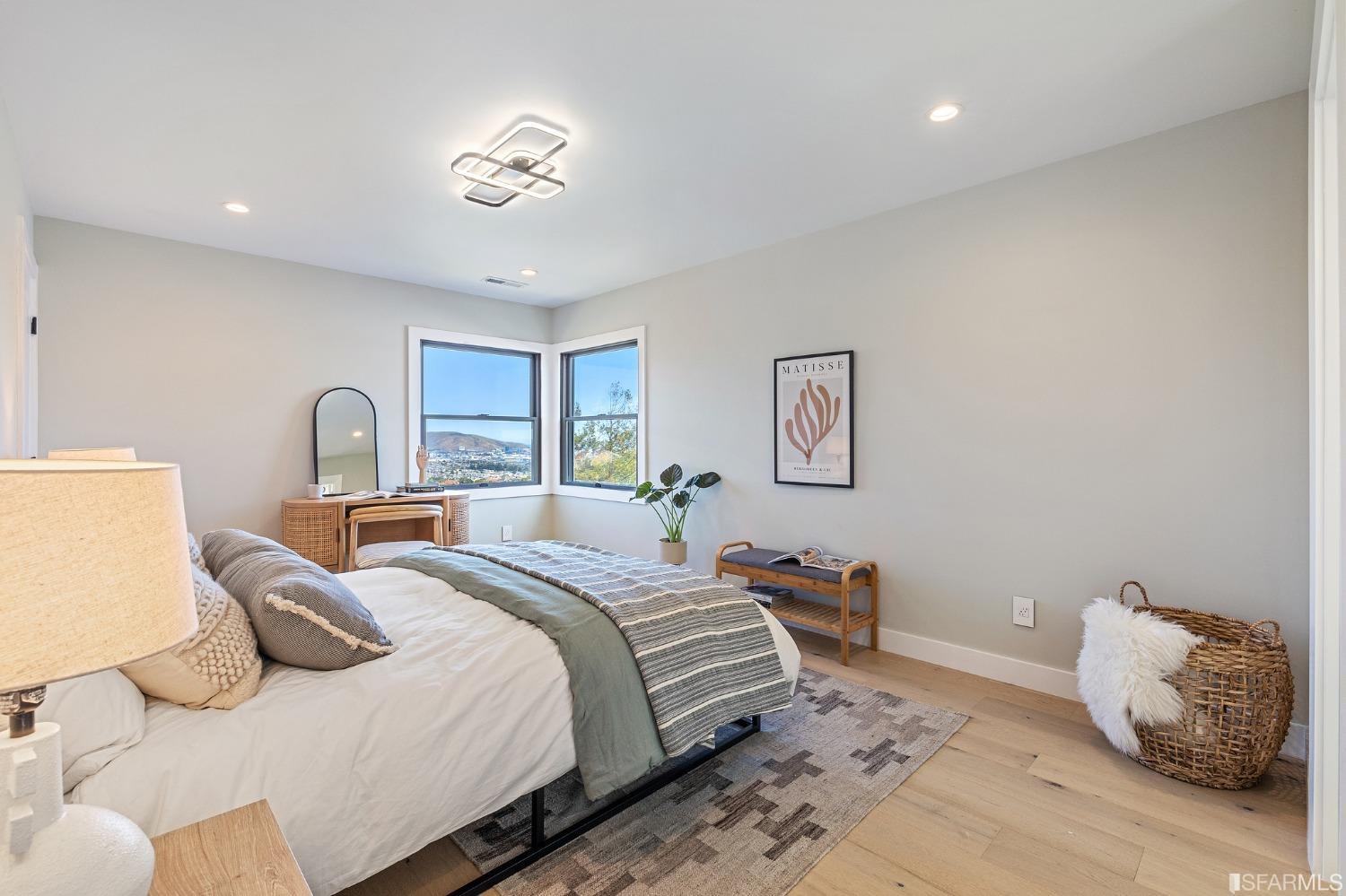 1368 Hillcrest Boulevard Millbrae, CA 94030 - Photo 31 of 65 a bedroom with a bed and a window