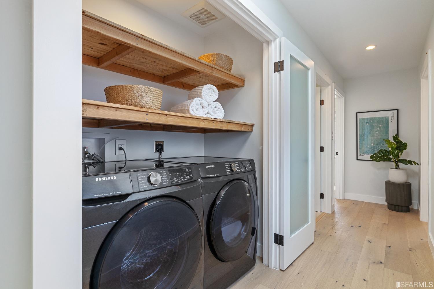 1368 Hillcrest Boulevard Millbrae, CA 94030 - Photo 41 of 65 a utility room with dryer and washer
