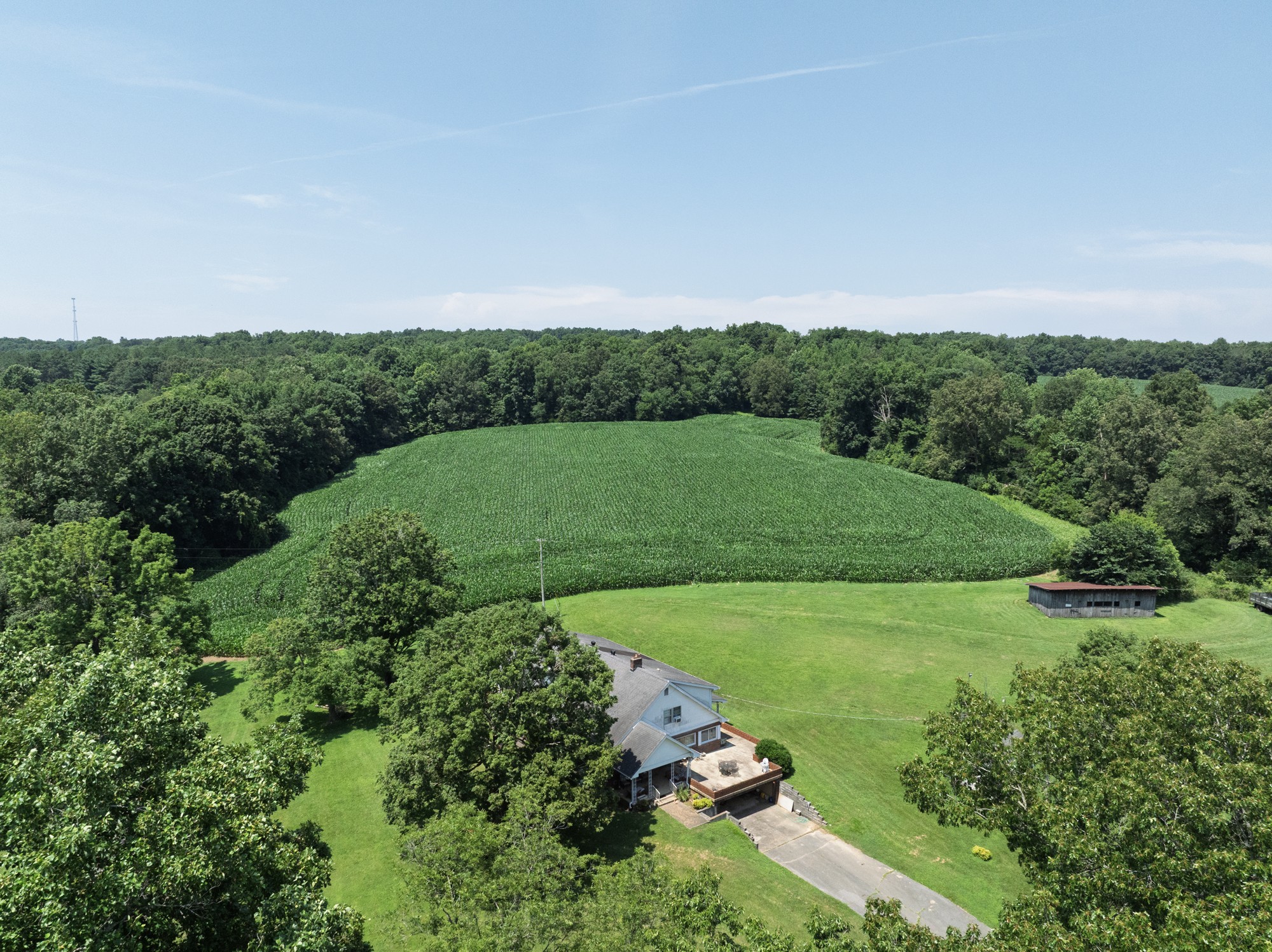 4801 State Highway 48 Cumberland Furnace, TN 37051 - Photo 20 of 46 an aerial view of a golf course with trees