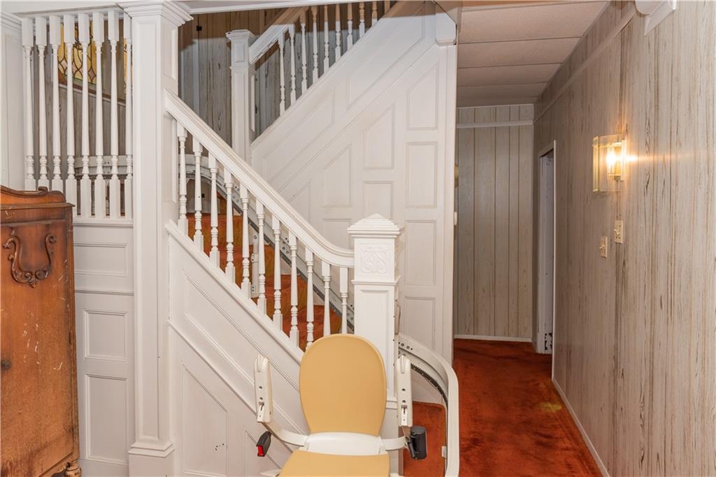 911 Highview Street Pittsburgh, PA 15206 - Photo 4 of 17 Main Entry, stairway has a stained glass window