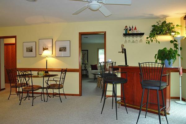 215 W Road Blue Ridge, VA 24064 - Photo 13 of 47 a view of a dining room with furniture and chandelier