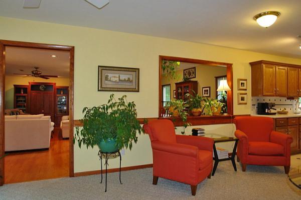 215 W Road Blue Ridge, VA 24064 - Photo 14 of 47 a living room with furniture and a potted plant