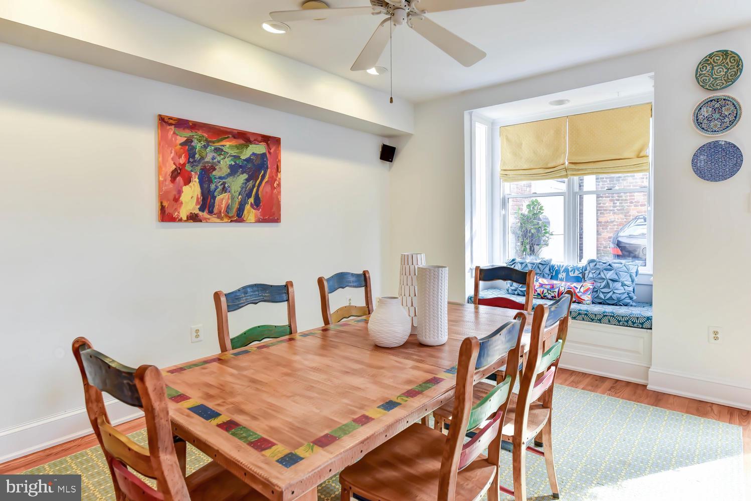 645 E Street Southeast Washington, DC 20003 - Photo 24 of 57 a view of a dining room with furniture and window