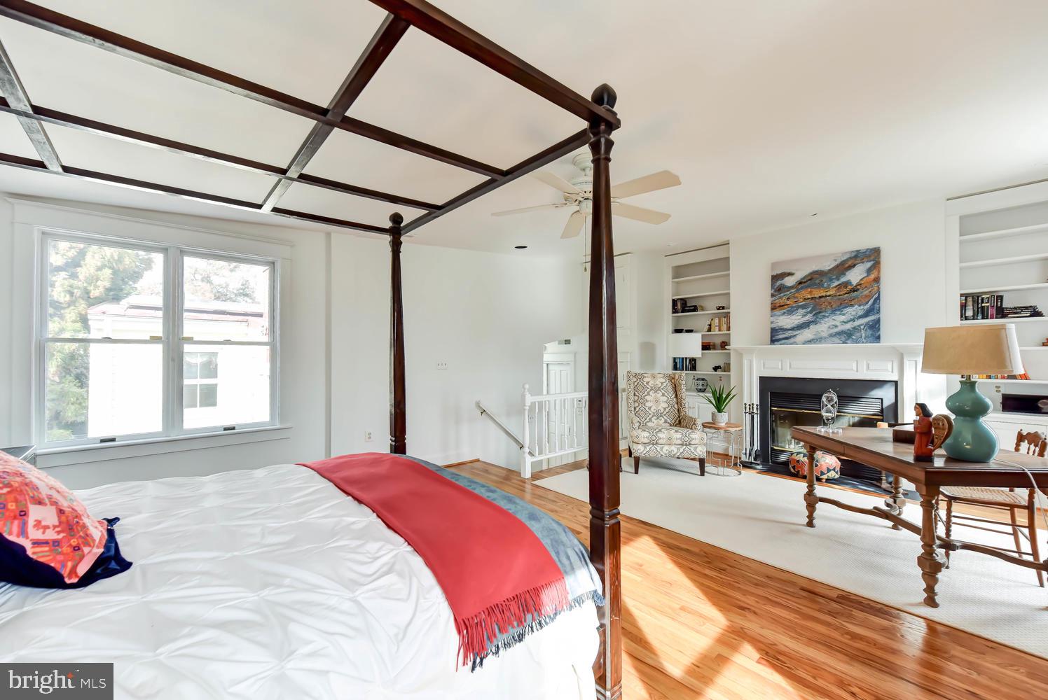 645 E Street Southeast Washington, DC 20003 - Photo 28 of 57 a spacious bedroom with a bed and a window