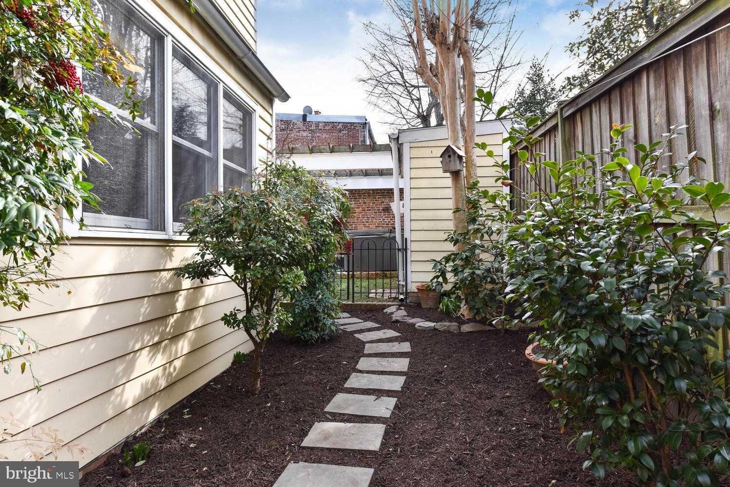 645 E Street Southeast Washington, DC 20003 - Photo 50 of 57 a view of a pathway with a house