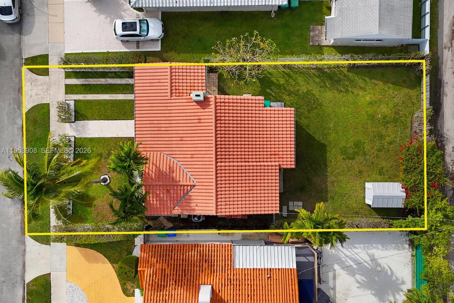2431 Southwest 22nd Terrace Miami, FL 33145 - Photo 19 of 22 a balcony view with a garden