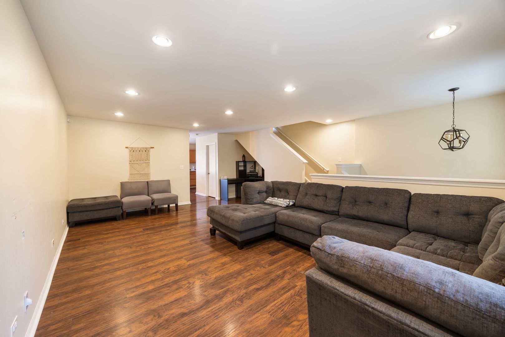893 Emerald Drive Pingree Grove, IL 60140 - Photo 4 of 18 a living room with furniture and a wooden floor