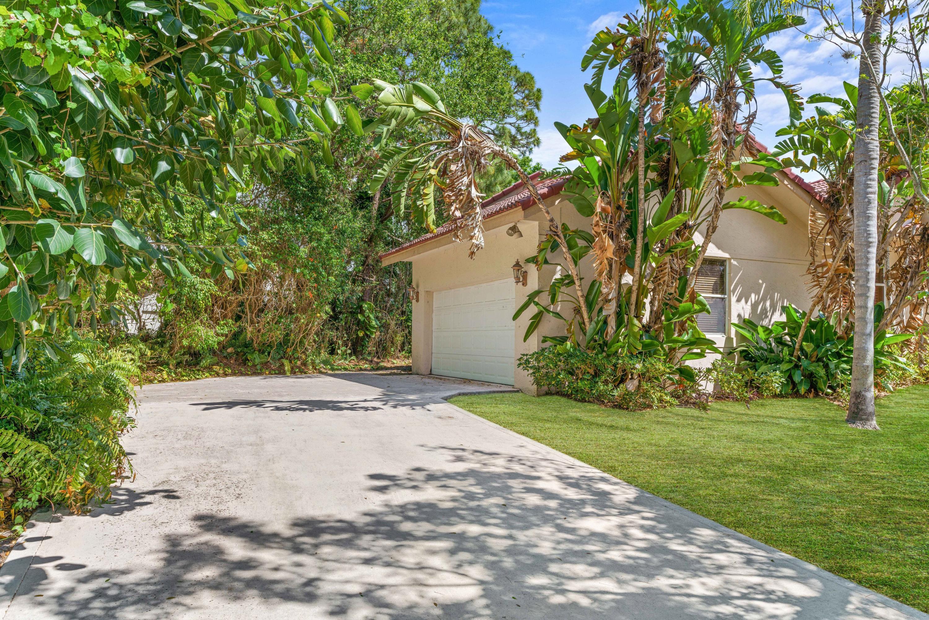 2687 Northwest 39th Street Boca Raton, FL 33434 - Photo 20 of 34 a backyard of a house with plants and large trees