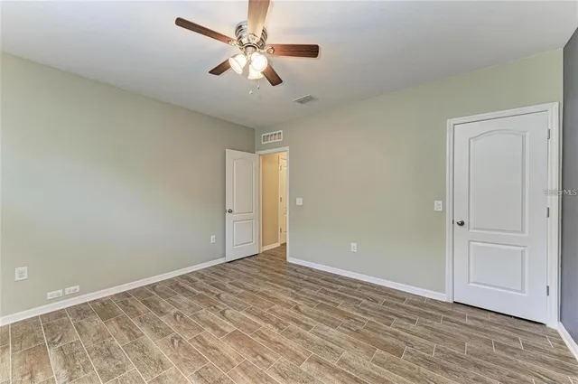 wooden floor in an empty room