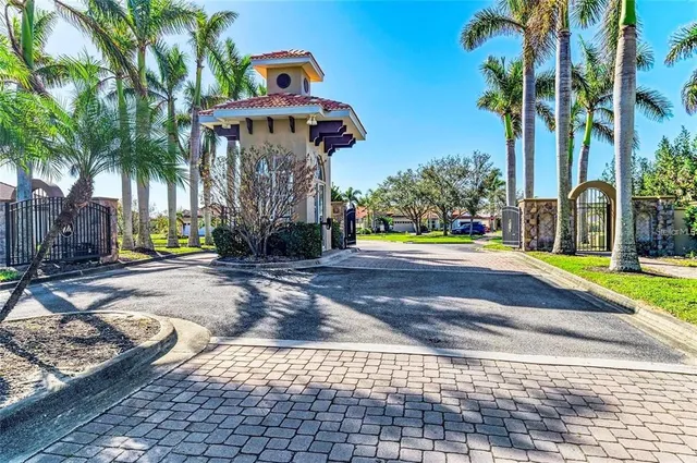 a view of a volley ball court