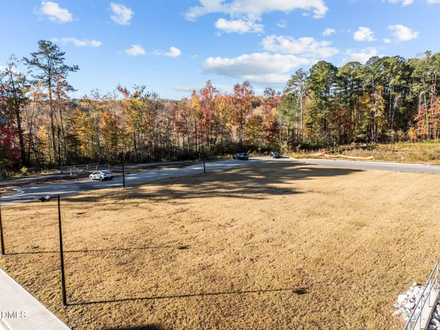 a front view of a multi story building