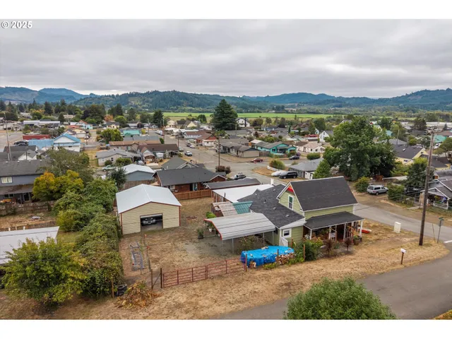 a view of city and mountain