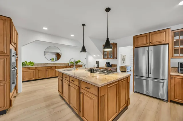 a view of a house with a patio