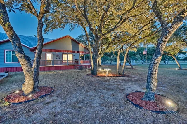 a view of outdoor space with trees