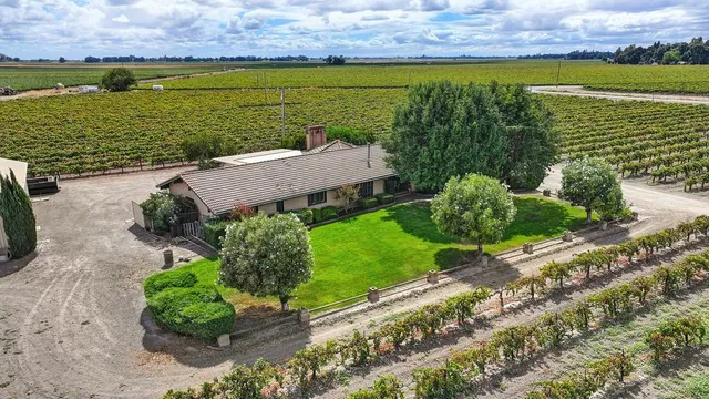 a view of a lake with a building in the background
