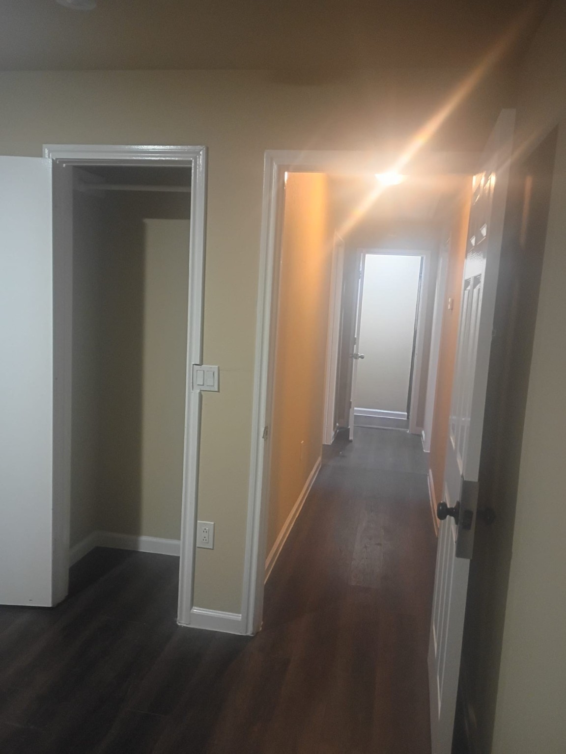 3014 Bloomfield Street Houston, TX 77051 - Photo 6 of 13 a view of a hallway with wooden floor