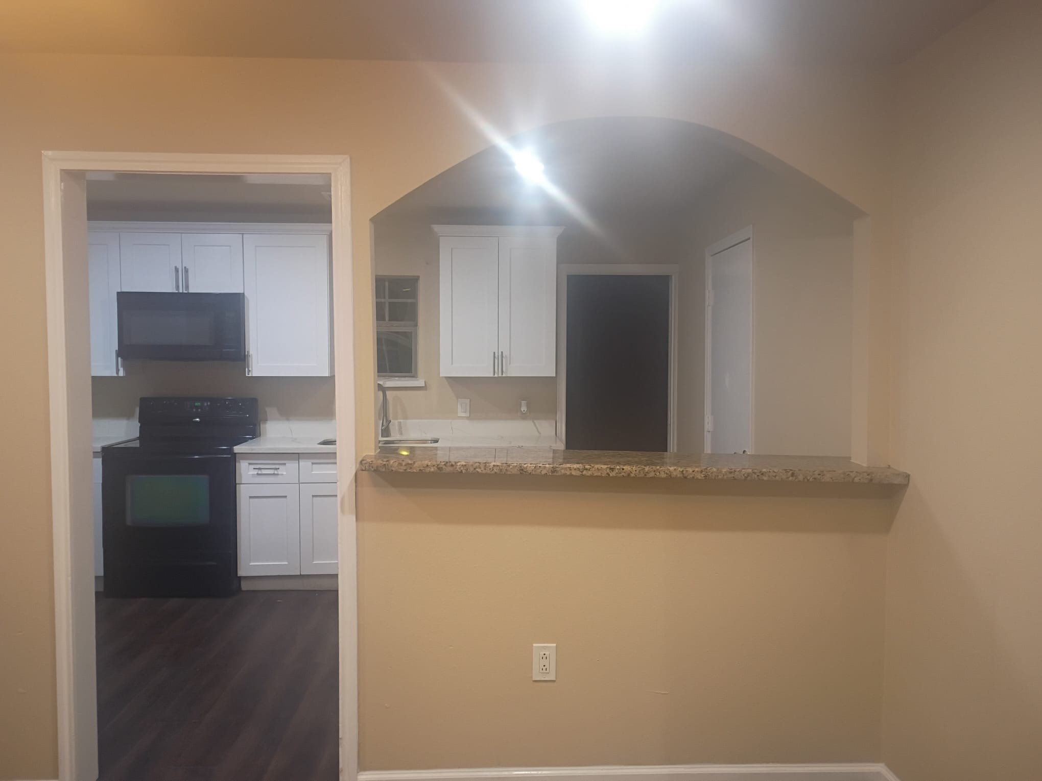 3014 Bloomfield Street Houston, TX 77051 - Photo 10 of 13 a view of a kitchen cabinets and a refrigerator