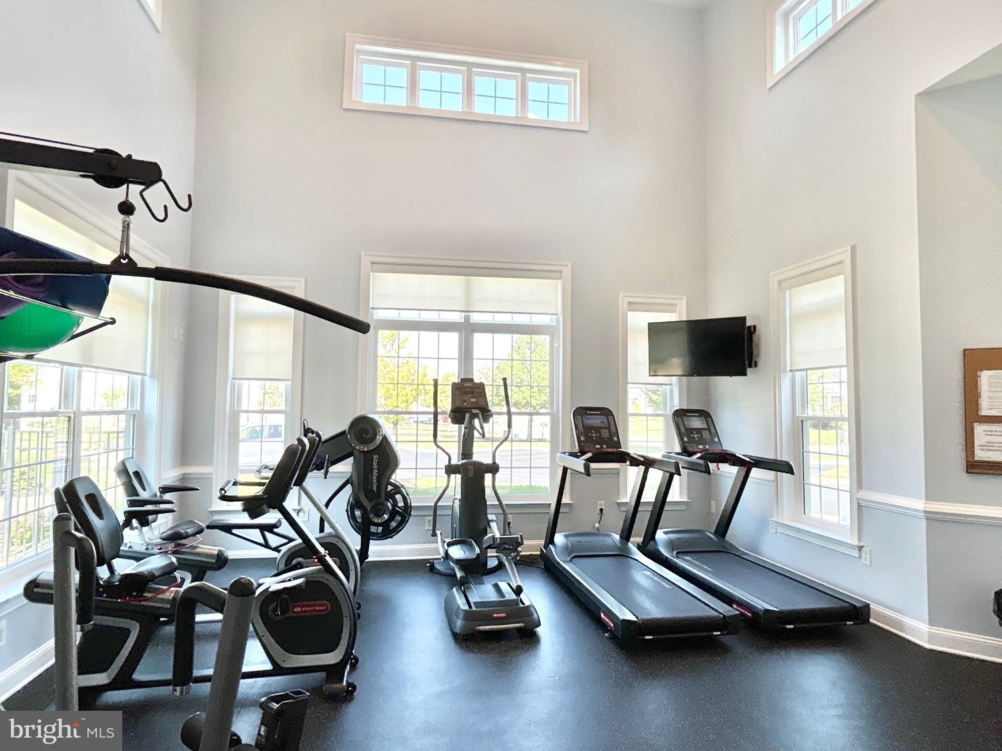 18 Applegate Drive Florence, NJ 08518 - Photo 65 of 81 a view of a room with gym equipment