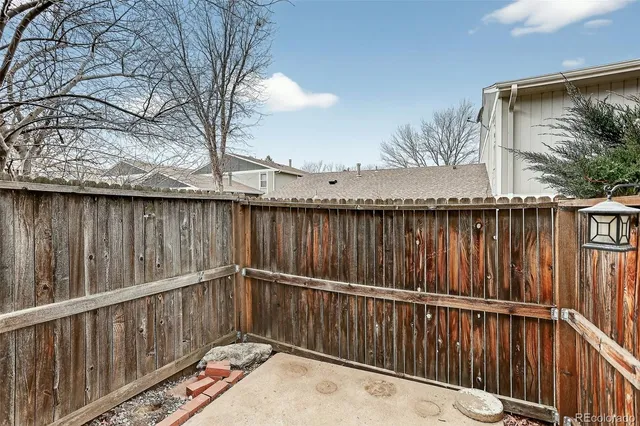 a view of wooden balcony with outdoor space