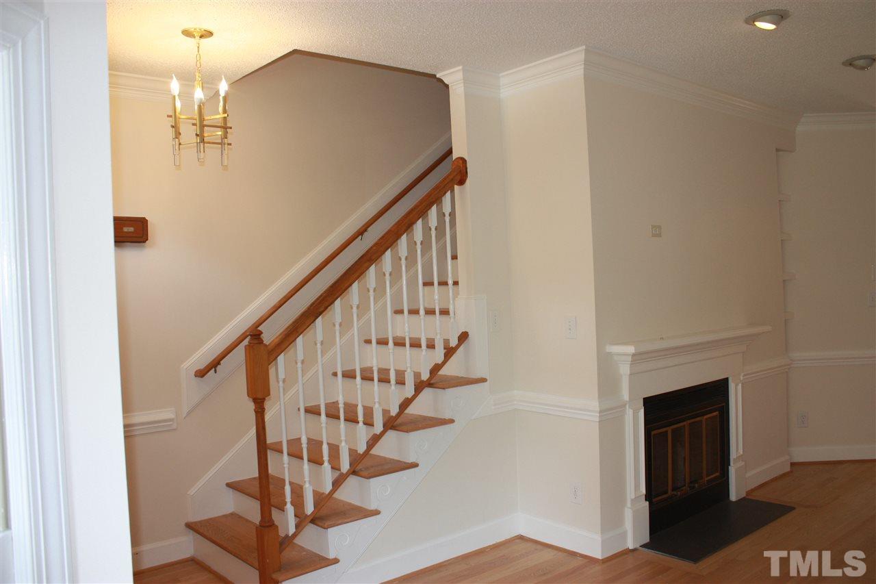 7924 Footman Way Raleigh, NC 27615 - Photo 3 of 17 Hardwood floors throughout most of the first floor.