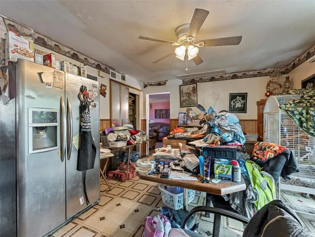 a living room filled with furniture