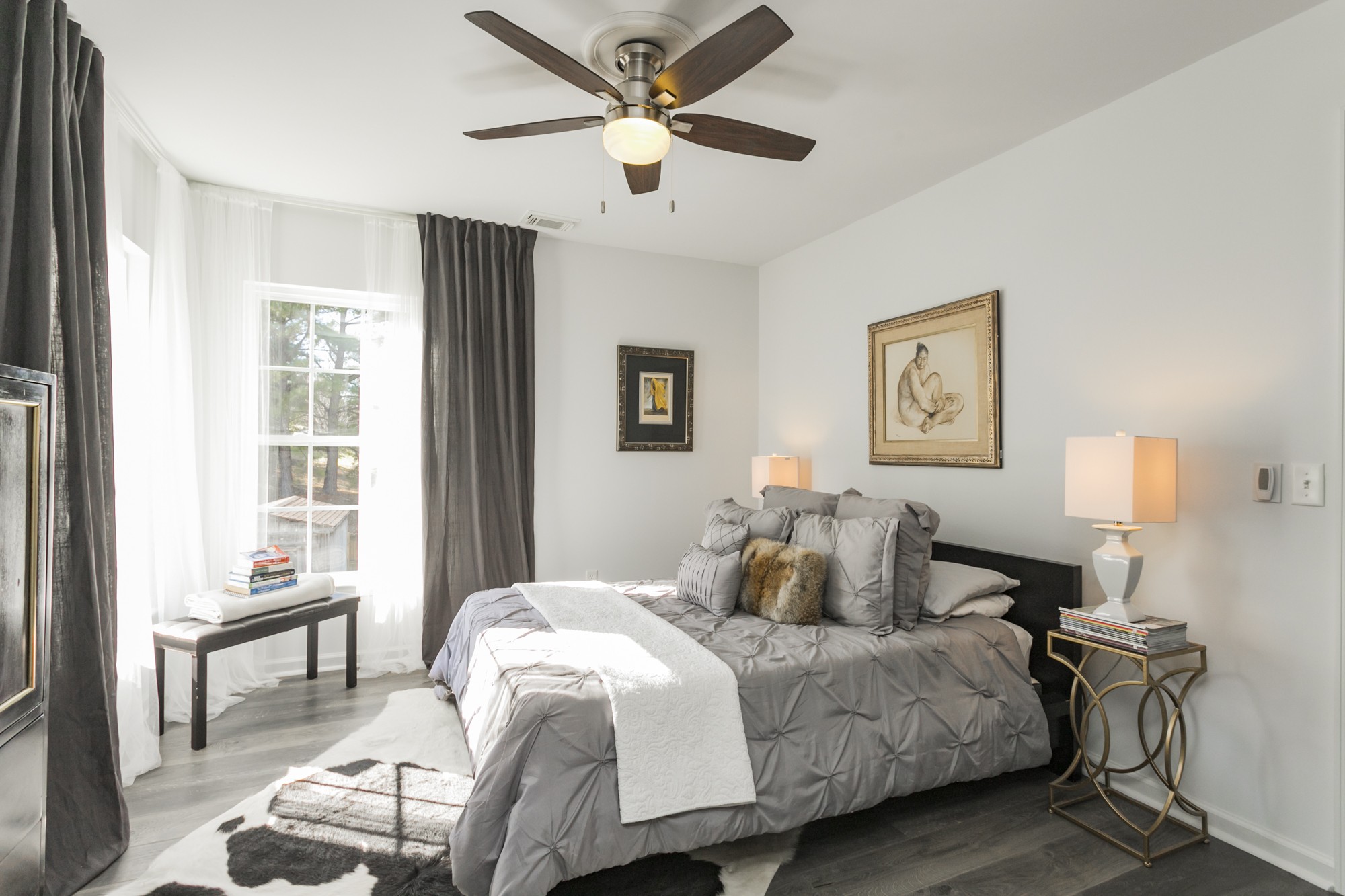 7596 Cherokee Hills Road Fairview, TN 37062 - Photo 26 of 31 a bedroom with a bed and a window