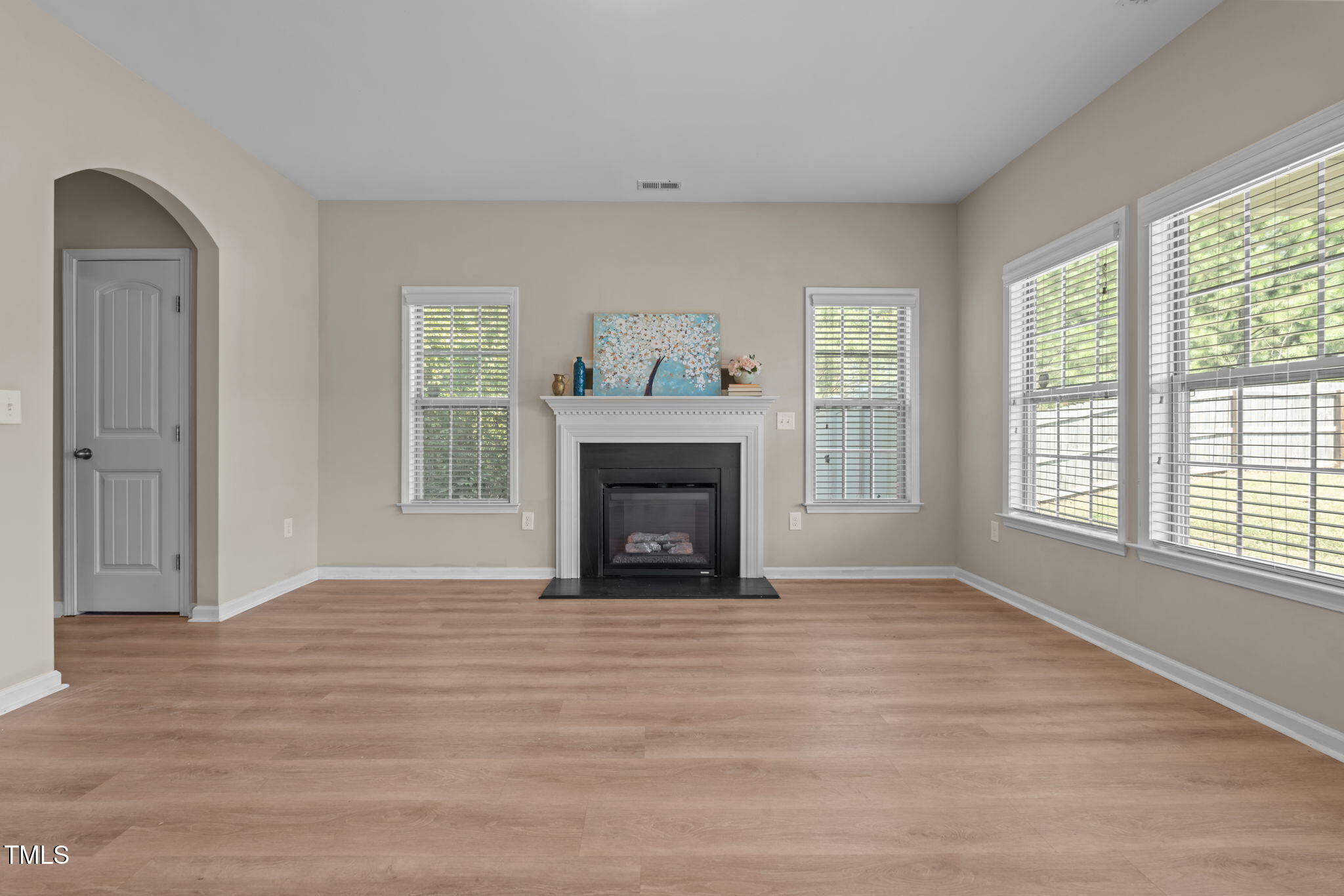 60 Taplow Trail Cameron, NC 28326 - Photo 16 of 50 a view of an empty room with window and fire place