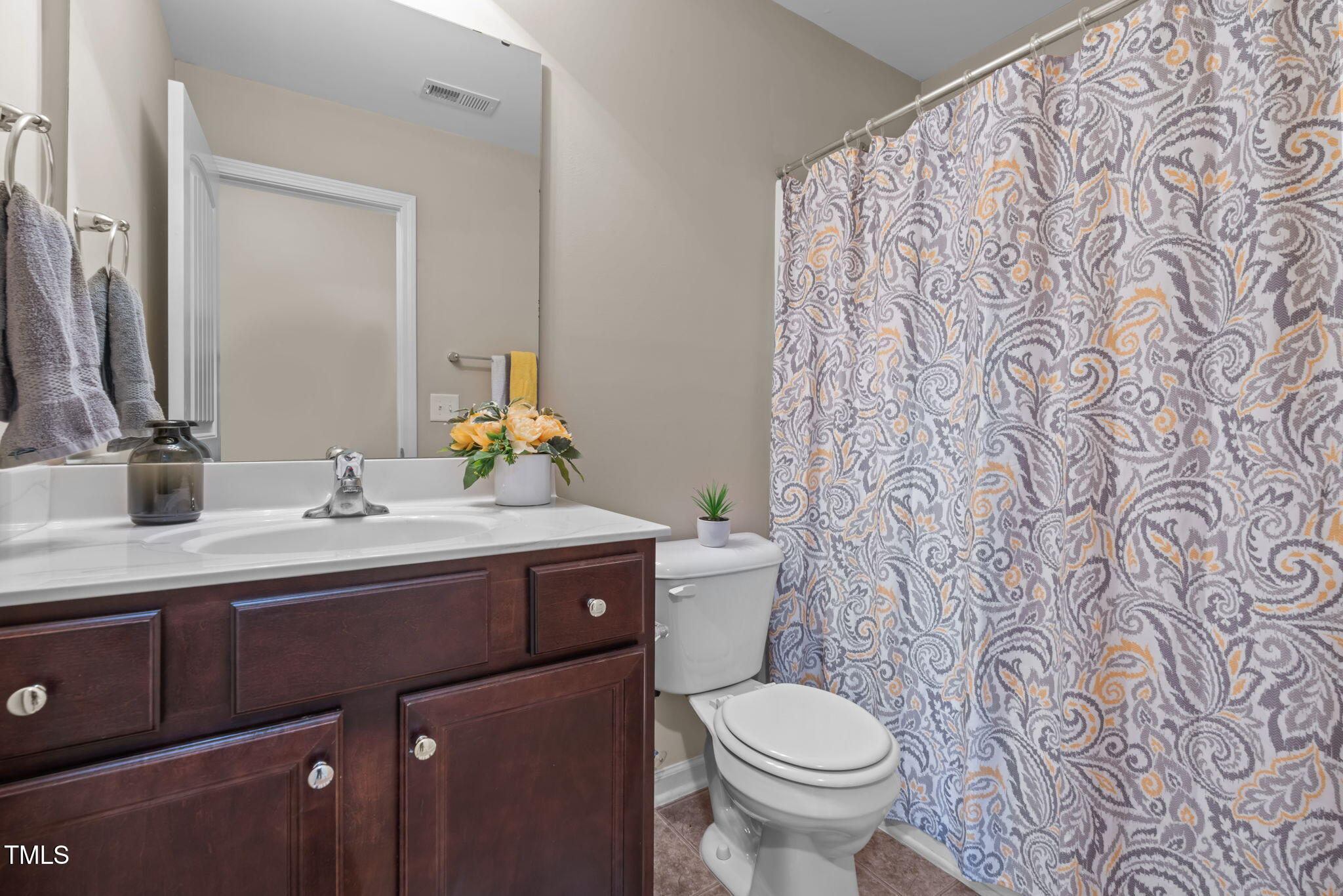 60 Taplow Trail Cameron, NC 28326 - Photo 25 of 50 a bathroom with a granite countertop sink and a toilet