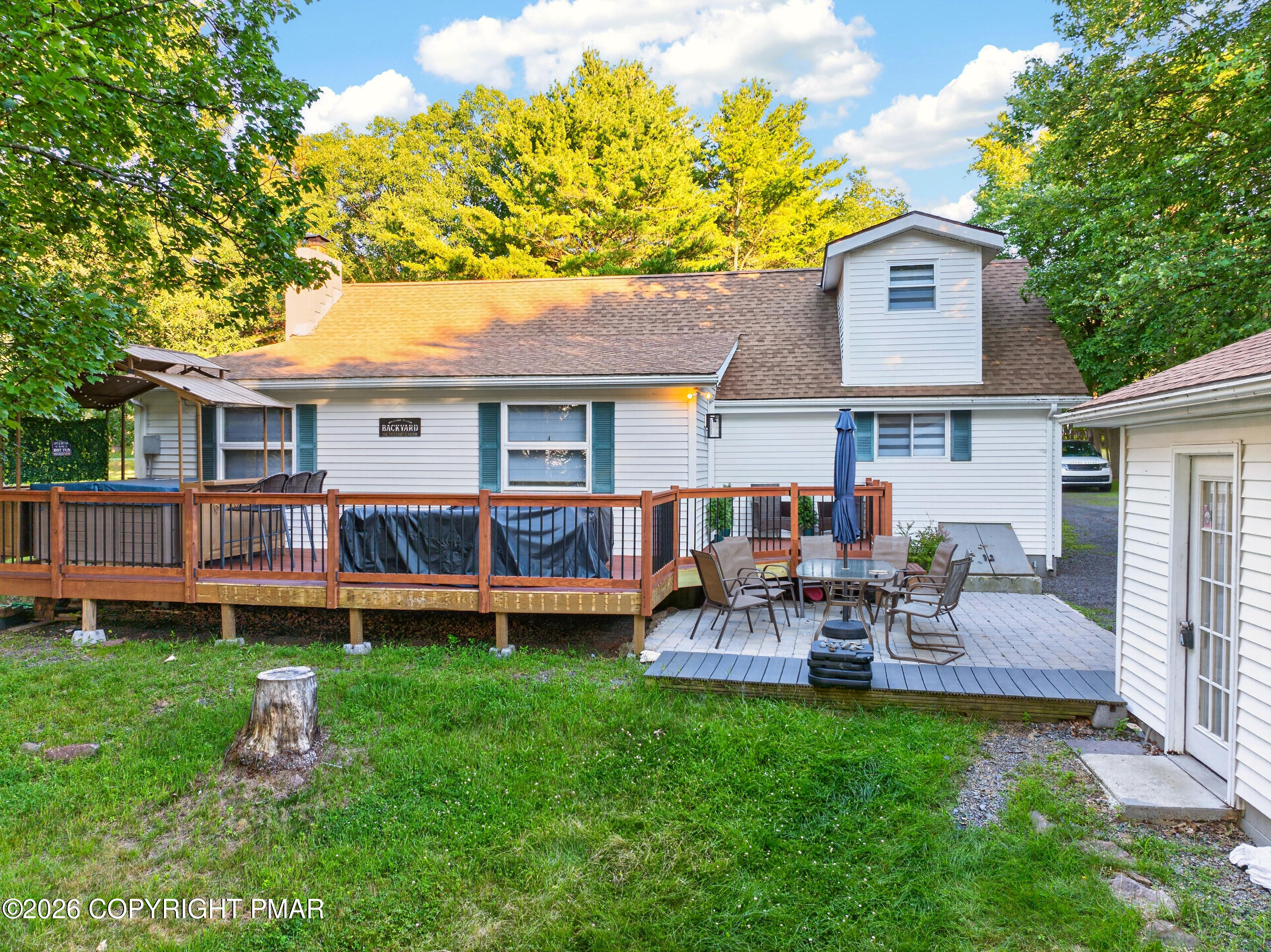 457 Mountain Road Albrightsville, PA 18210 - Photo 37 of 46 Back Entertaining Area