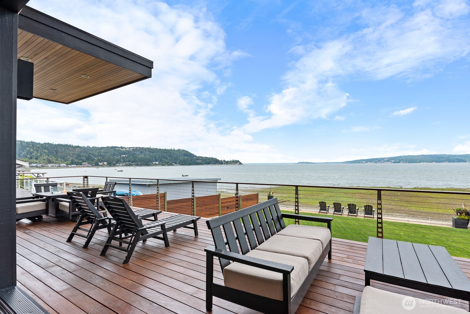 181 Utsalady Road Camano Island, WA 98282 - Photo 34 of 40 a view of a terrace with outdoor seating