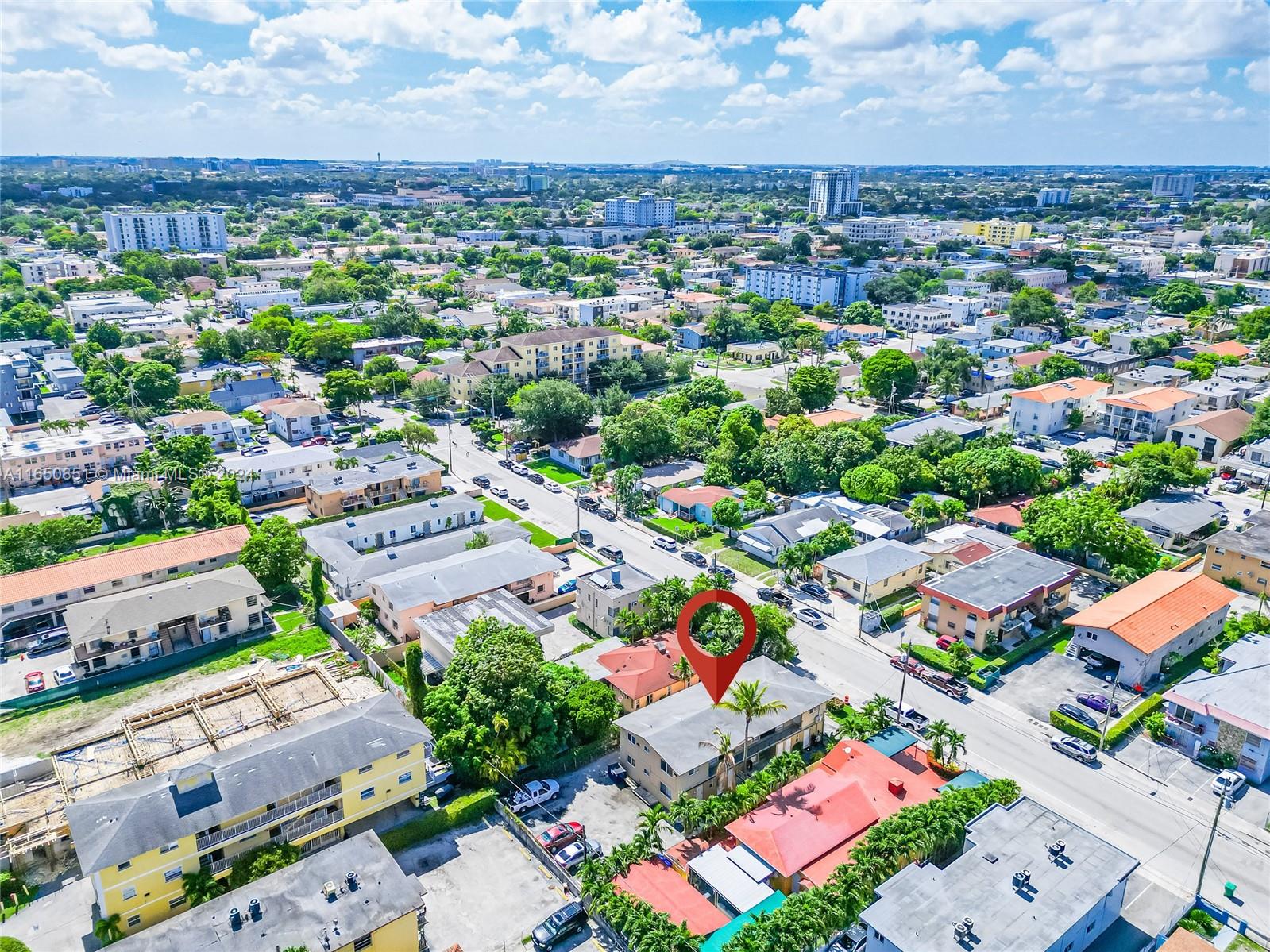 1836 Southwest 6th Street Miami, FL 33135 - Photo 3 of 3 an aerial view of residential houses with outdoor space