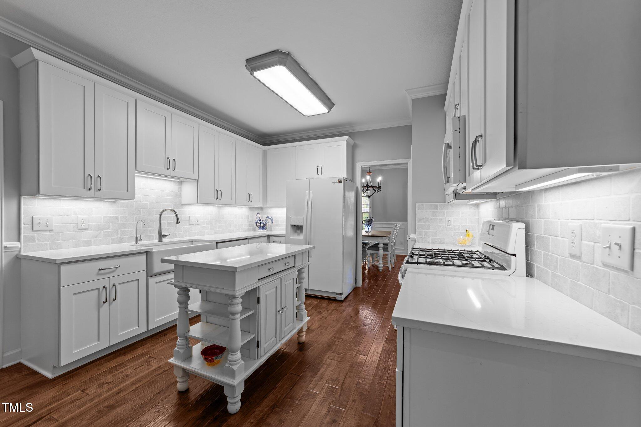 1245 Torchlight Way Raleigh, NC 27603 - Photo 9 of 47 Gorgeous renovated kitchen.