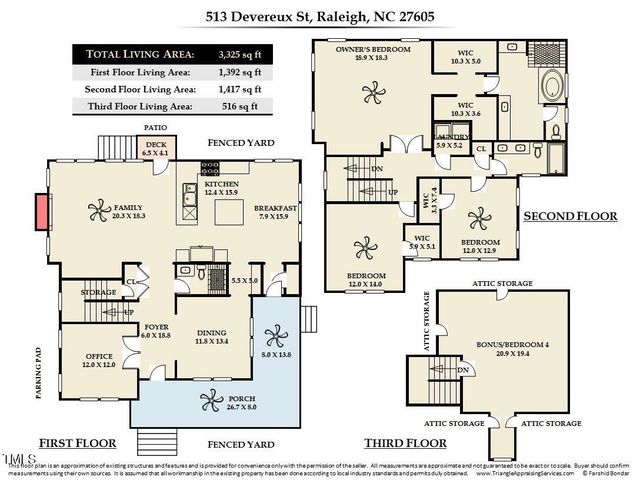 $1,040,000 | 513 Devereux Street, Raleigh, NC 27605