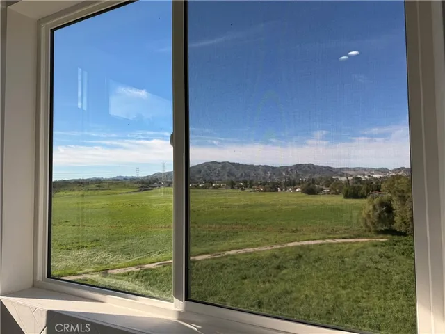 a view of a city from a window