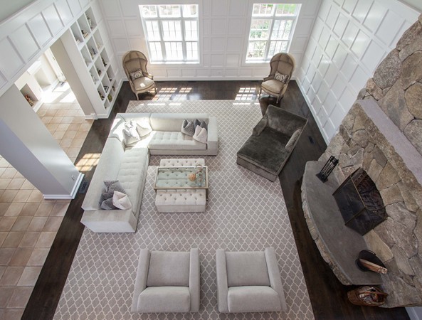 4 Summit Road Weston, MA 02493 - Photo 8 of 30 a living room with furniture and a fireplace