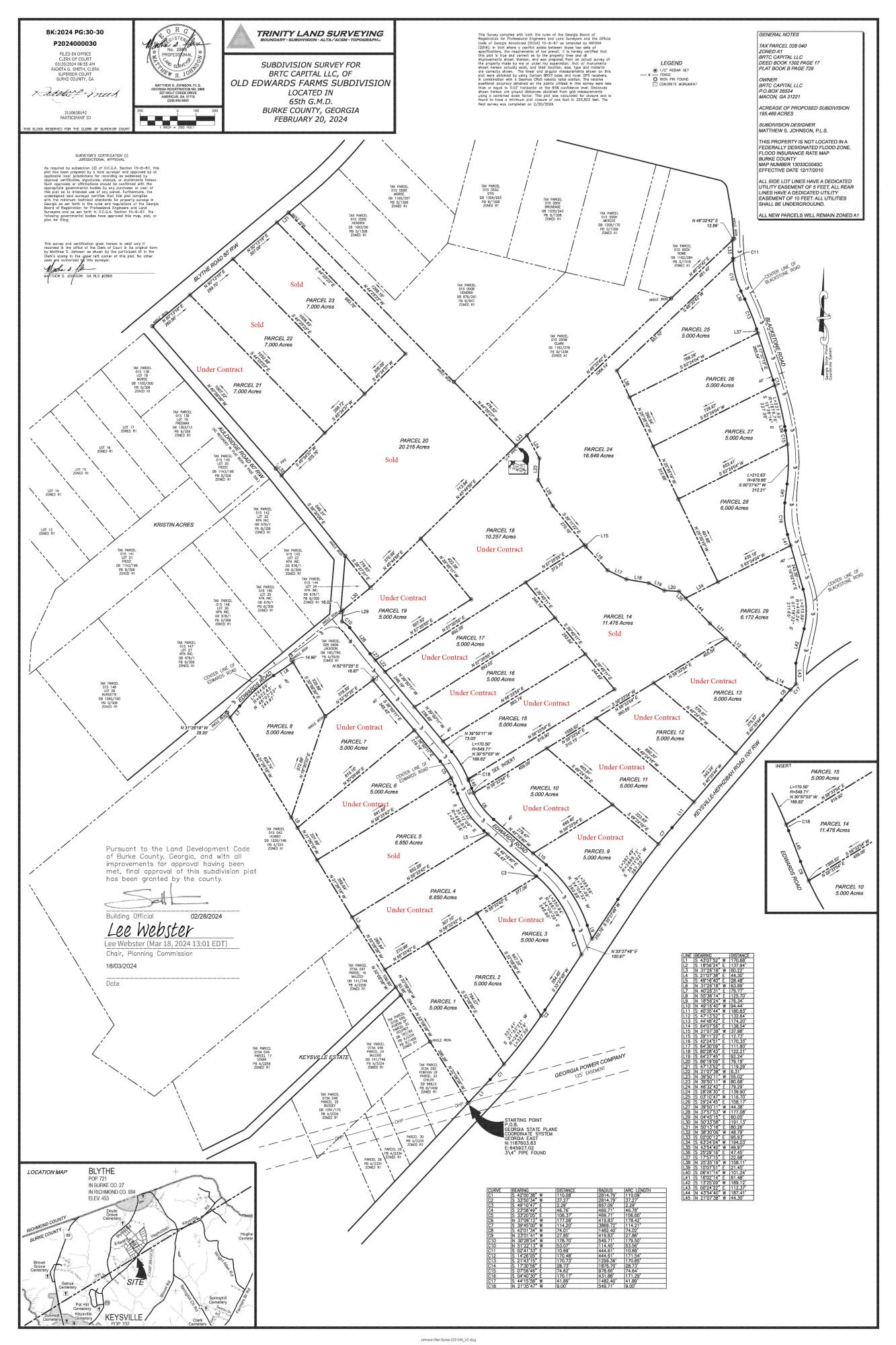 29 Blackstone Road Blythe, GA 30815 - Photo 1 of 4 Tracking Plat/Survey