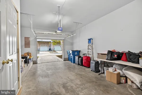 a view of a car garage