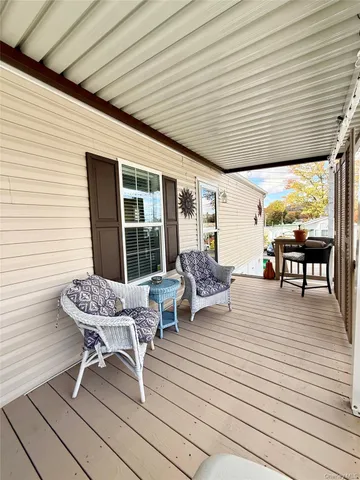 a outdoor space with chairs