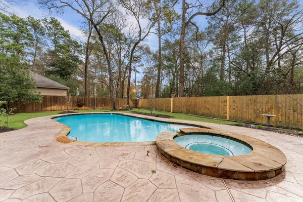 a view of outdoor space yard and swimming pool