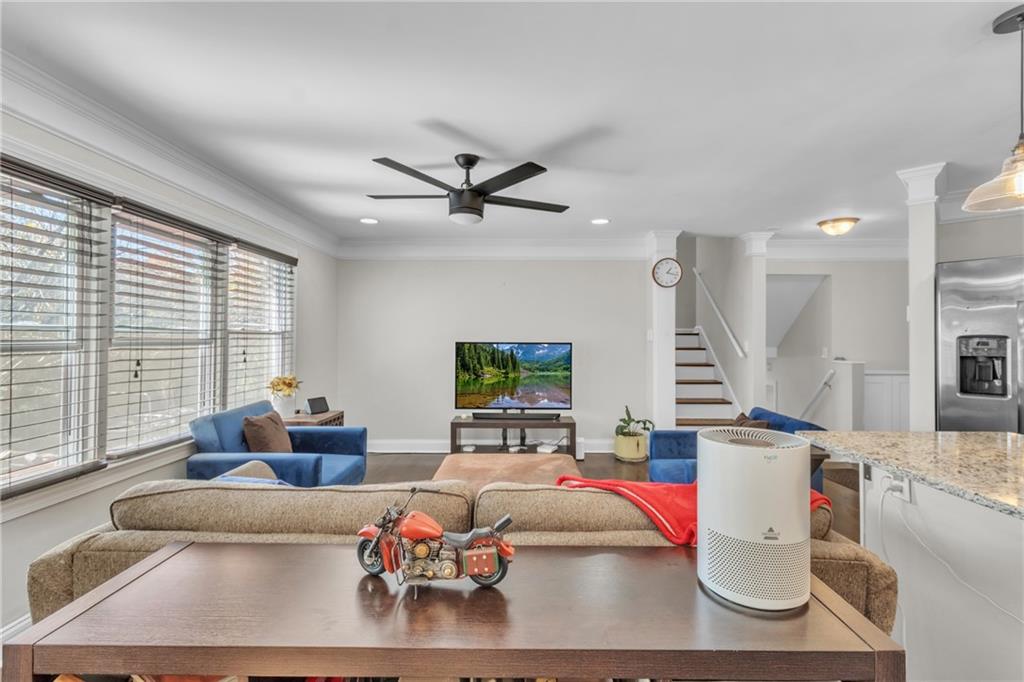 2363 Oakridge Court Decatur, GA 30032 - Photo 9 of 32 a living room with furniture and a large window