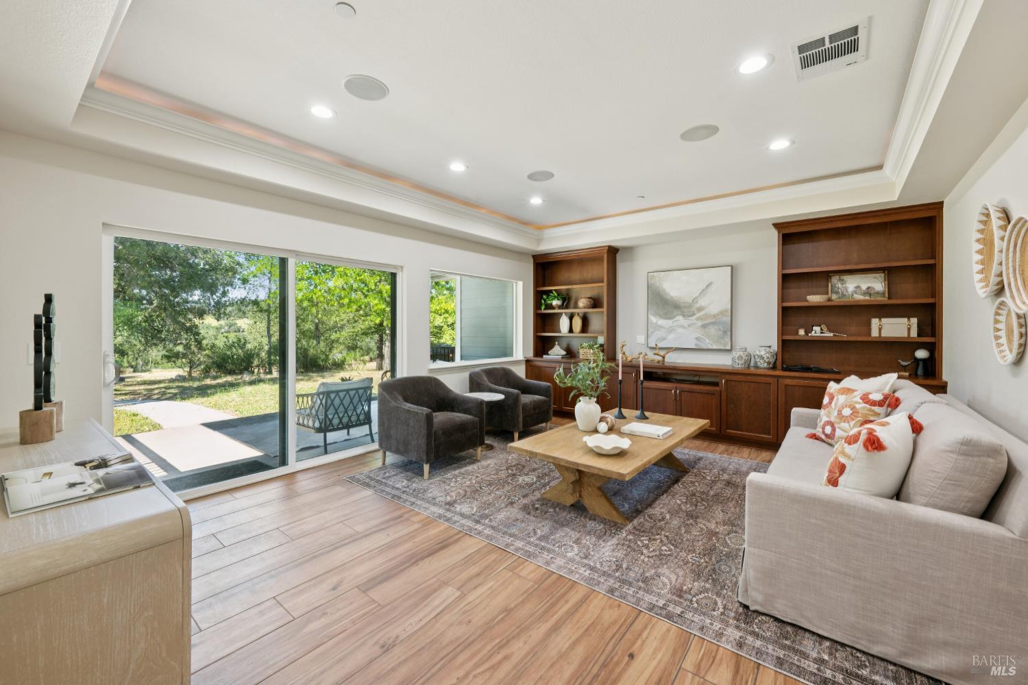 4665 Upper Ridge Road Santa Rosa, CA 95404 - Photo 20 of 71 a living room with furniture and a large window