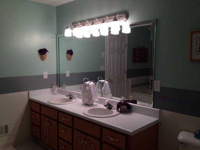 517 Hamlin Road, Unit TRACT Jackson, GA 30233 - Photo 18 of 44 a bathroom with a sink and a mirror