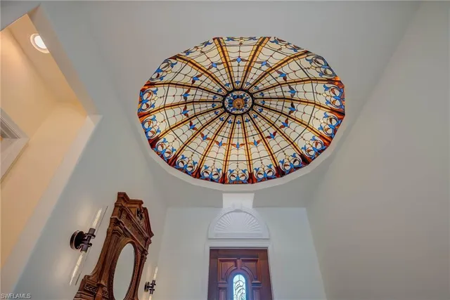 a view of front door door