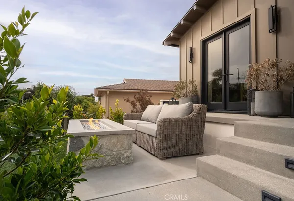 a view of a couch in the terrace