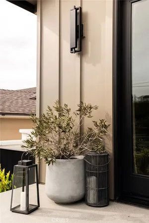 a view of a dining room with furniture and window