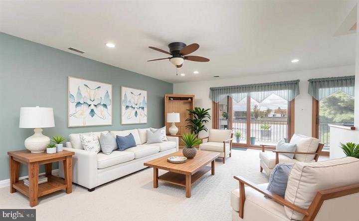 550 Riviera Drive, Unit 550B Joppa, MD 21085 - Photo 2 of 11 a living room with furniture and a large window