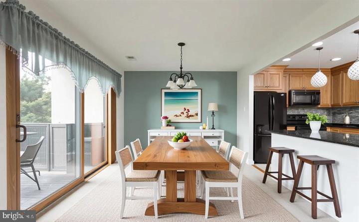 550 Riviera Drive, Unit 550B Joppa, MD 21085 - Photo 3 of 11 a dining room with furniture window and outside view