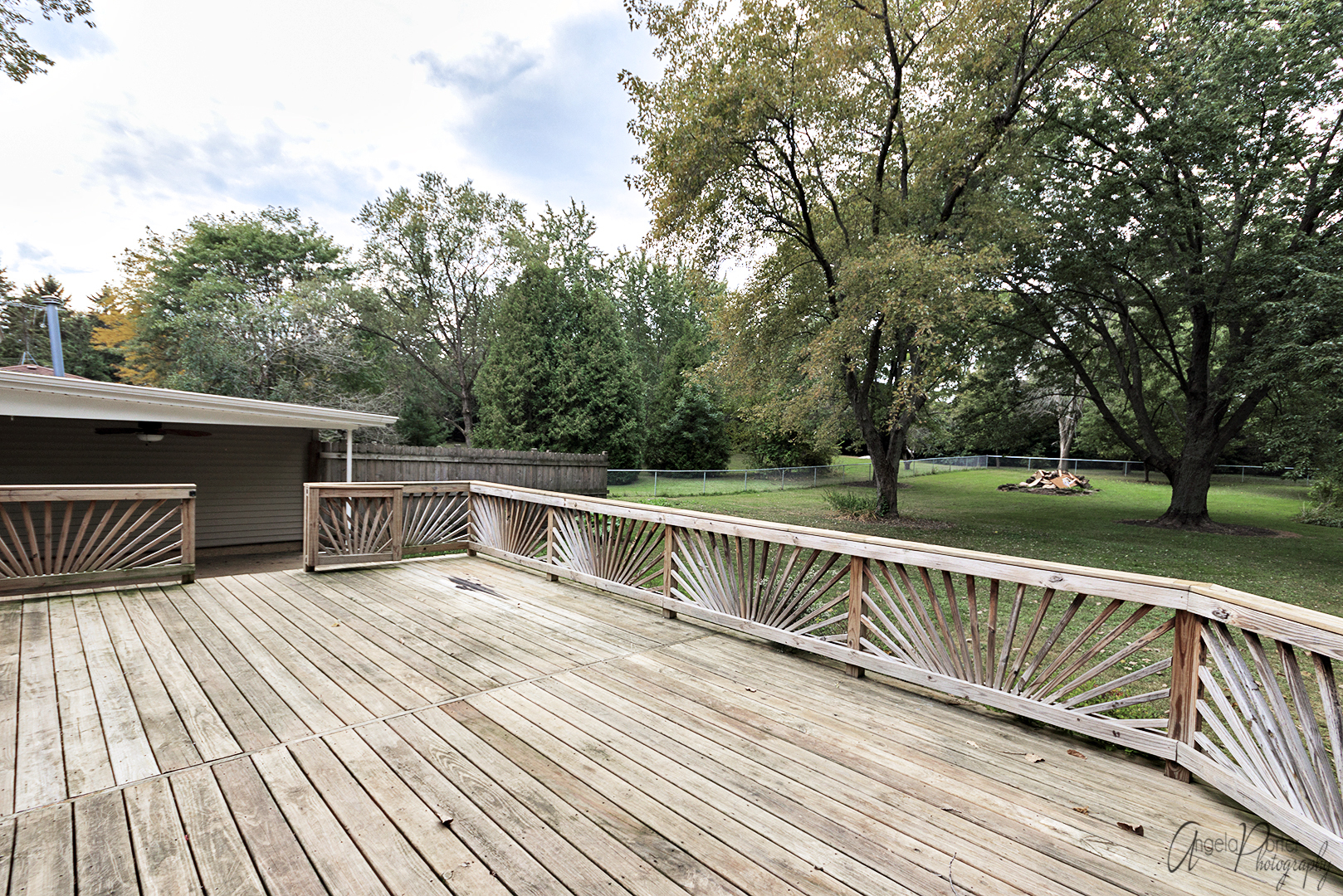 39240 North Winchester Road Wadsworth, IL 60083 - Photo 26 of 28 a view of balcony with deck and trees